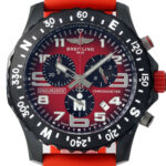 Breitling Endurance Pro Ironman Kautschukband rot