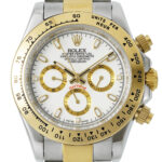Product:Rolex Cosmograph Daytona 18k twotone Zifferblatt weiss