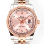Product:Rolex Datejust 41mm 126331 Sundust rose Diamantzifferblatt