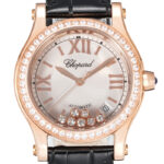 Product:Chopard Happy Sport rosegold Lederarmband schwarz